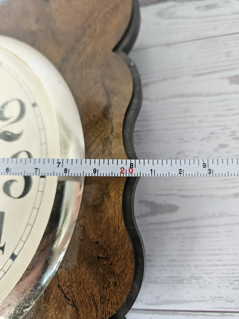Brown Wood Wall Clock - Classic Quartz Home Decor